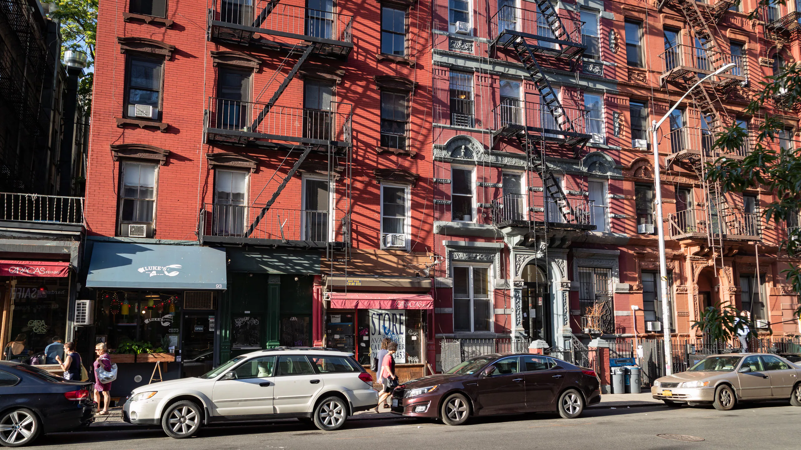 East Village neighborhood in Manhattan, NY