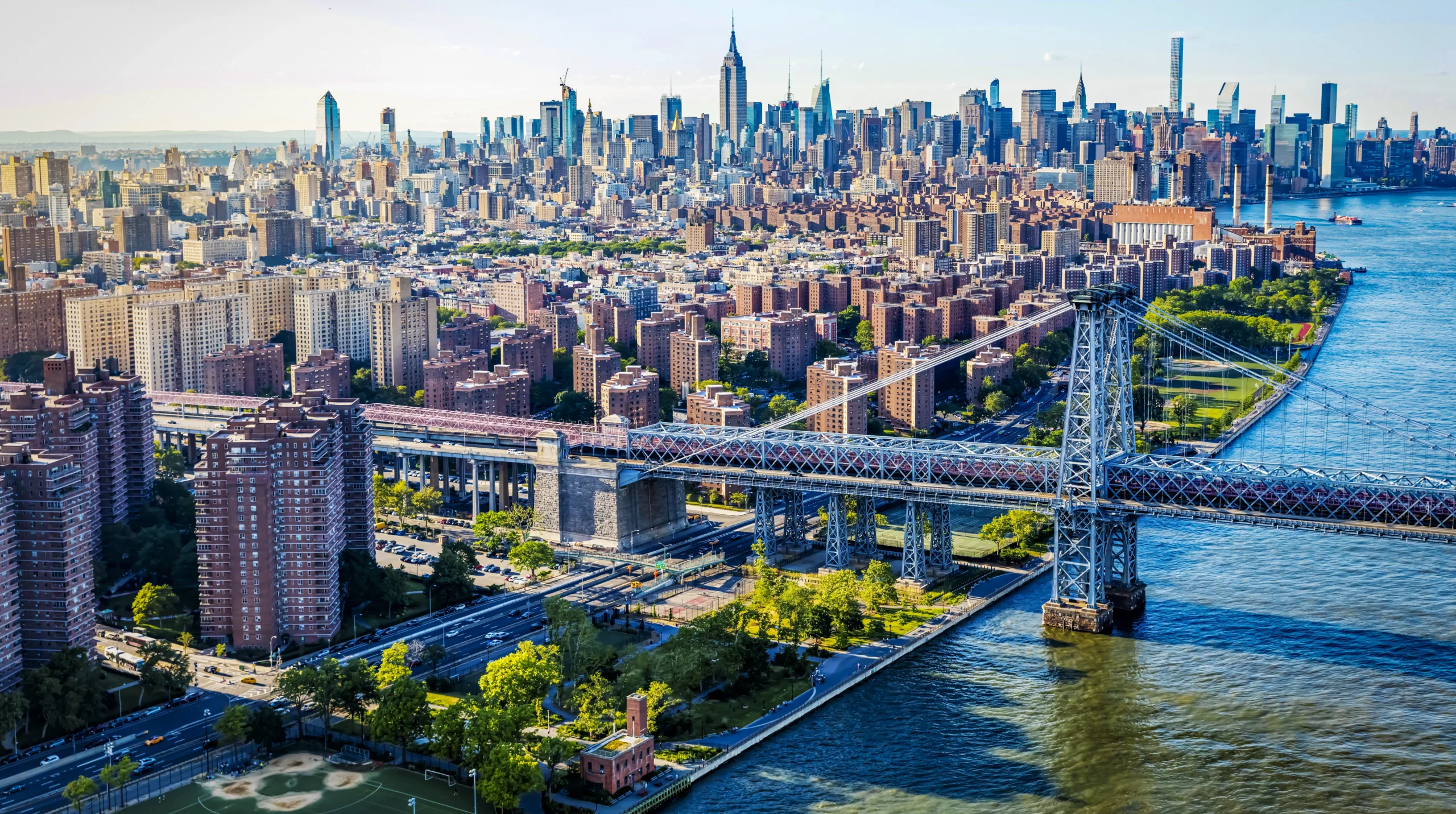 Williamsburg neighborhood in Manhattan, NY